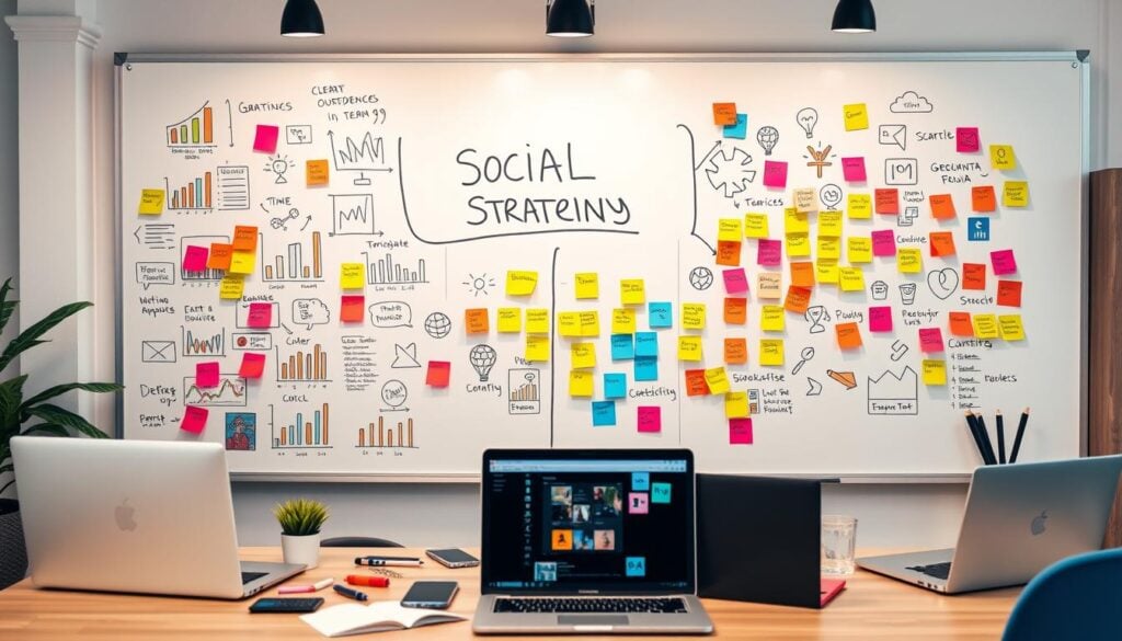 Social media goals and strategy